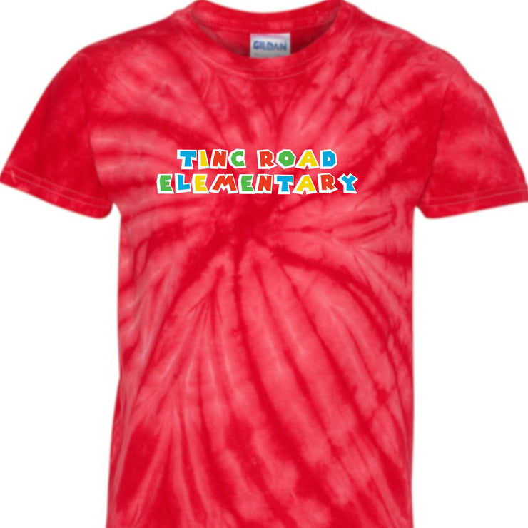 TINC Mario Inspired Tie Dye Cotton Shirt  - Adult and Youth