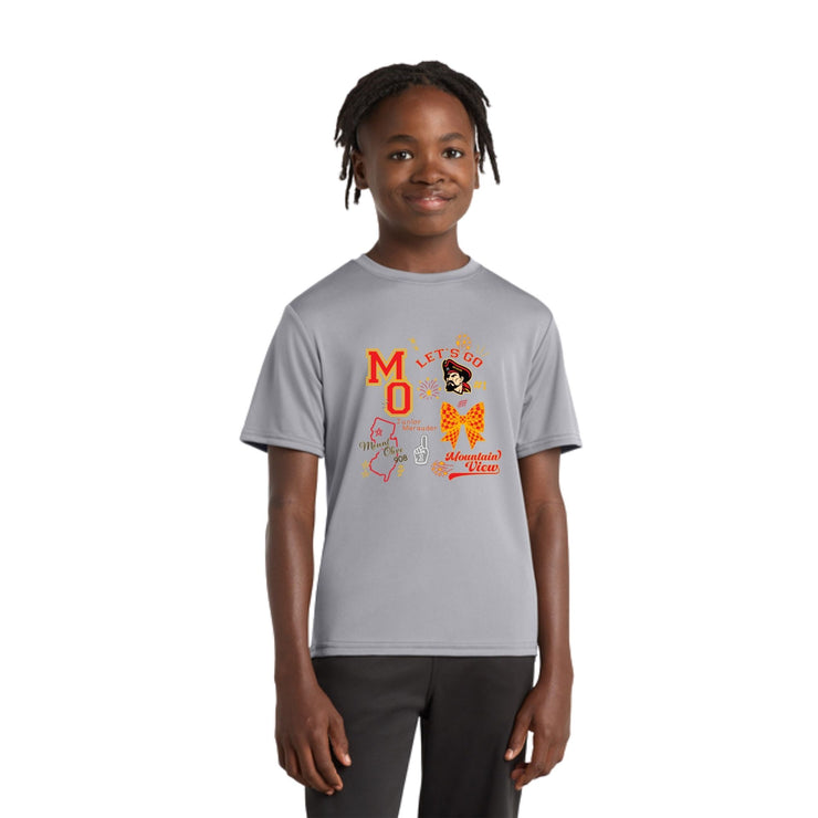 Mountain View - Youth Dri-Fit Gray Short Sleeve