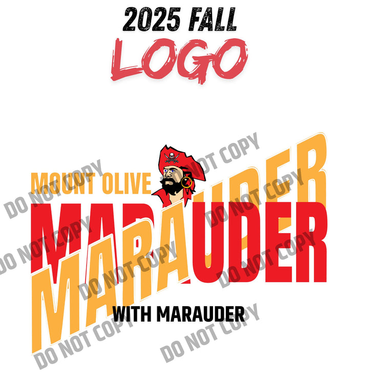 Mount Olive - MO High School '25-26 Marauder Split Design - Ladies Fit Cotton Shirt - 3 Colors