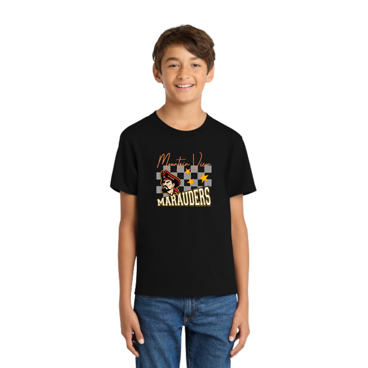 Mountain View - Youth Cotton Gray Short Sleeve