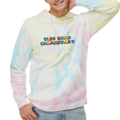 TINC Mario Inspired Tie Dye Cotton Hoodie - Adult + Youth