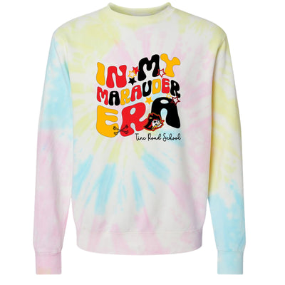 TINC 2023 In My Marauder Era Tie Dye Crewneck Sweatshirt- Youth and Adult