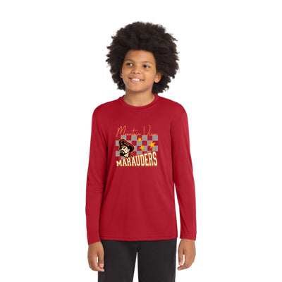 Mountain View - Youth Red Long Sleeve Dri-Fit Shirt