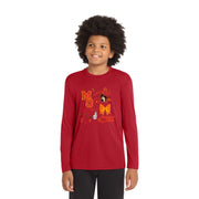 Mountain View - Youth Red Long Sleeve Dri-Fit Shirt