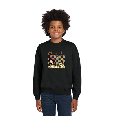 Mountain View - Youth Crew Neck Black Sweatshirt