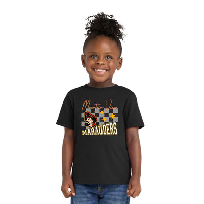 Mount Olive - Toddler Black Cotton Short Sleeve T-Shirt