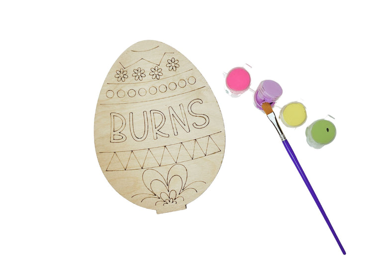 Easter DIY Wooden Easter Egg - Paint Your Own Easter Egg