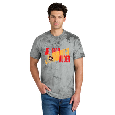 Mountain View - Adult Unisex Tie Dye Cotton Shirt Gray