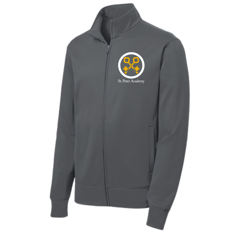 St. Peter Academy | Adult Unisex Embroidered Zip-Up  Performance