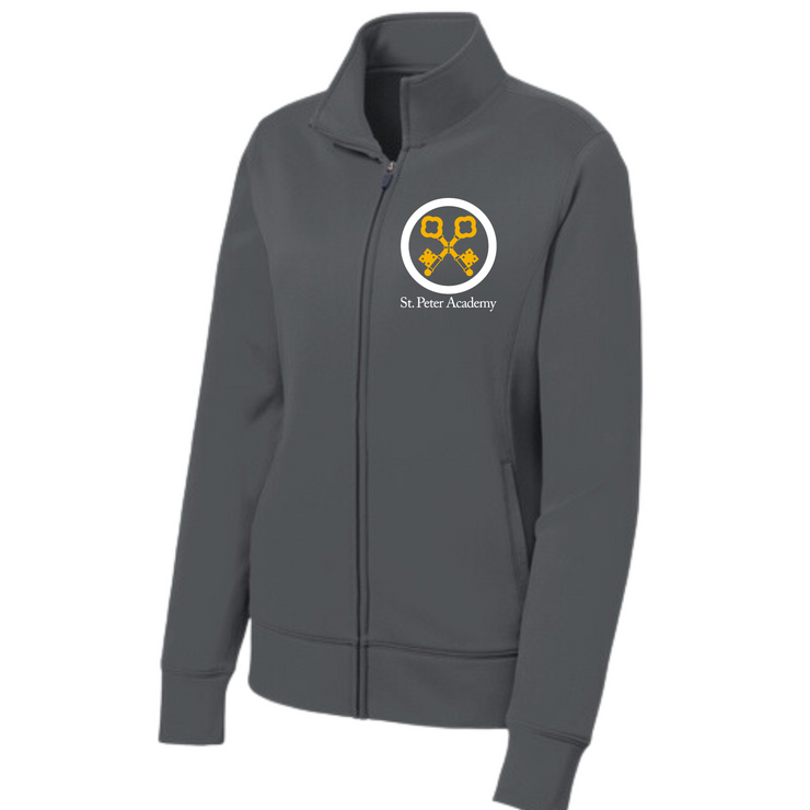 St. Peter Academy | Ladies Embroidered Zip-Up Performance