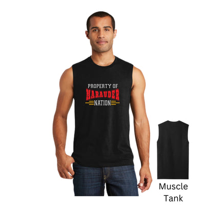 Property of Marauder Nation - Muscle Tank Adult