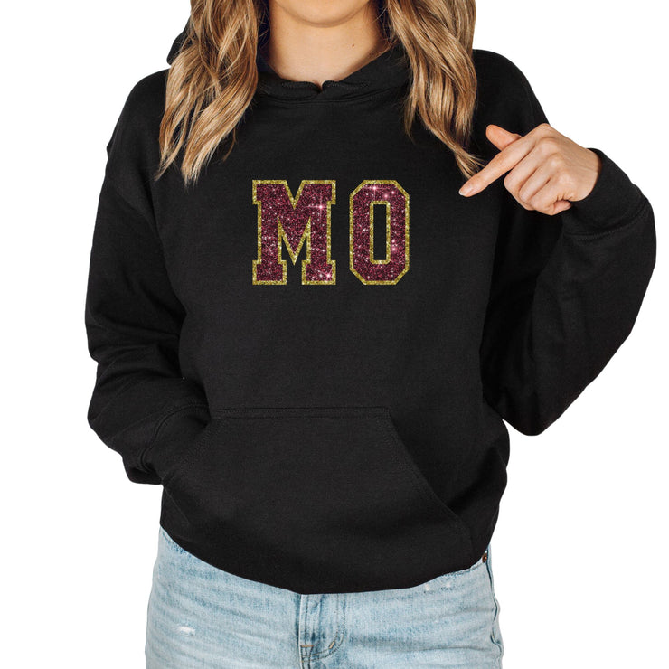 MO Glitter Hoodie - Adult - Mount Olive Marauder Glitter hoodie