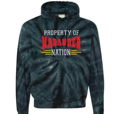 Property of Marauder Nation - Tie Dye Hoodie