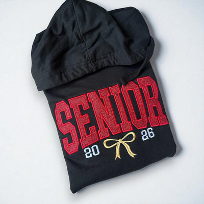 Senior 2026 CREW NECK Sweatshirt – Custom Glitter or Cotton – Matching Mom Shirt Available (Copy)