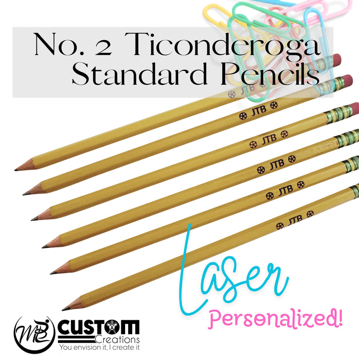 Standard Yellow Ticonderoga Pencils | Personalized Pencils