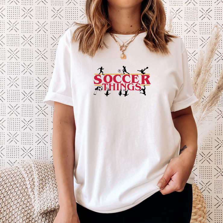 Soccer Things Inspired by Stranger Things T-Shirt | Adult and Youth