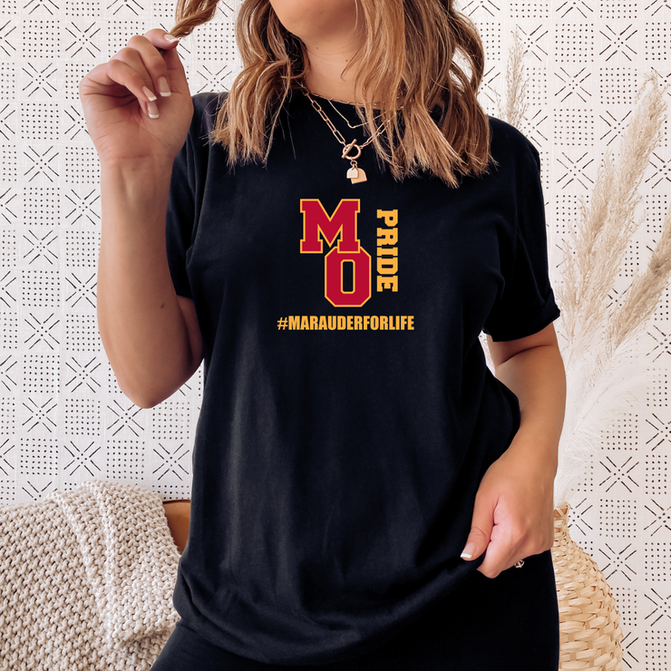 Mount Olive MO Pride Cotton Short Sleeve Crew T-Shirt - MO Logo - Adult Shirts