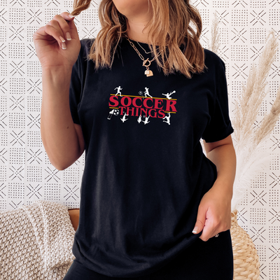 Soccer Things Inspired by Stranger Things T-Shirt | Adult and Youth