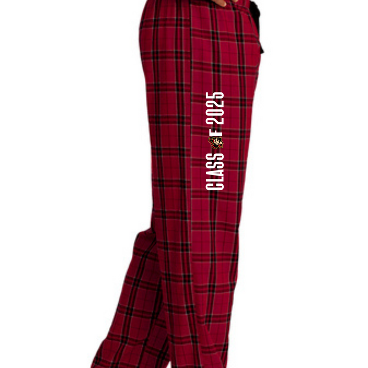 Mount Olive Class of 2025 - FLANNEL PLAID LOUNGE PANTS