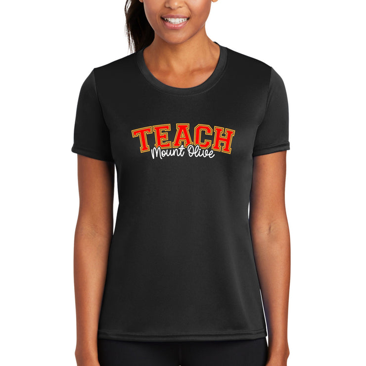 TEACH Mount Olive | Mount Olive Teacher Shirt | Performance Wear