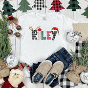 Baby Christmas Personalized Cotton T-Shirt | Baby