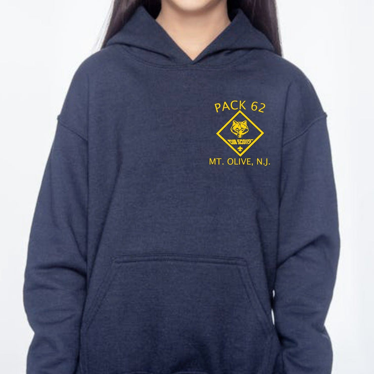 CUB SCOUT PACK 62 CLASS B HOODIE | ADULT +  YOUTH  HOODIE