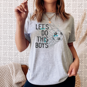 SOCCER MOM T-Shirt | LET'S DO THIS BOYS WITH SOCCER NET | ADULT SHIRT