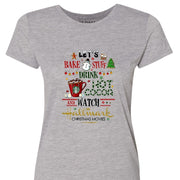 LET'S BAKE, DRINK HOT COCOA AND WATCH HALLMARK MOVIES | ADULT SHIRT