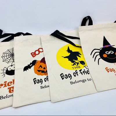 PERSONALIZED TRICK OR TREAT BAGS
