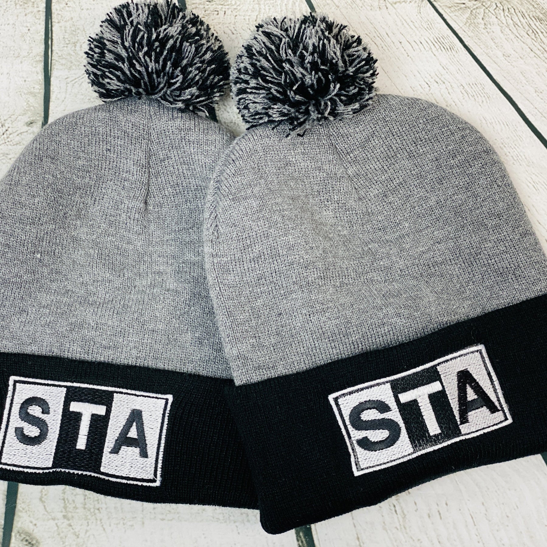 Sportsman Pom Pom Toque, Personalized Pom Pom Beanie