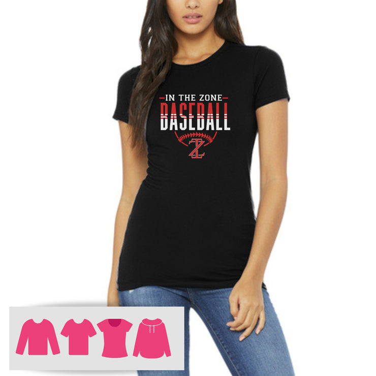 IN THE ZONE Ladies Cotton Short Sleeve T-Shirt | Adult Shirt