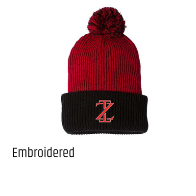 IN THE ZONE POM-POM BEANIE HAT