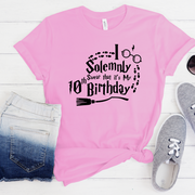 I SOLEMNLY SWEAR THAT IT'S MY 10TH BIRTHDAY | YOUTH SHIRT