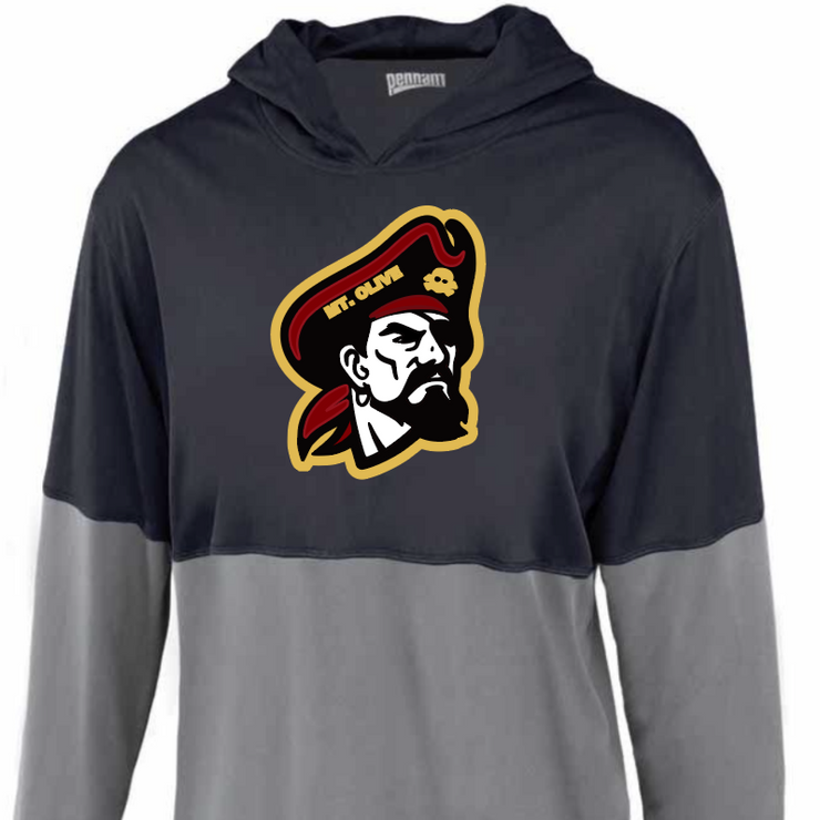 MOUNT OLIVE MARAUDER SPLIT COLOR HOODIE YOUTH HOODIES MLB