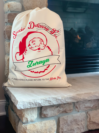 SPECIAL DELIVERY FOR Santa Gift Bag / Sack
