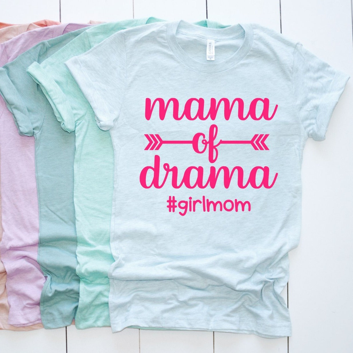 MAMA OF DRAMA #GIRLMOM SHIRT | MOM SHIRT – MLB Custom Creations