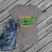 St. Patrick's Day - Women / Mom T - Shirt - One LUCKY MAMA / Momma / Mom