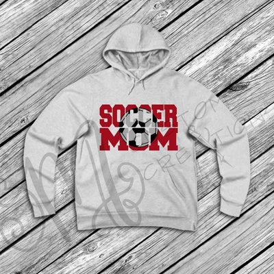 SOCCER MOM - Sweatshirt / sweater / Hoodie - Game Day Wear - mom sports gear - baseball - football