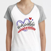 Raglan Baseball #MOMLIFE Shirt  - Mother Apparel - Everyday Wear - Mother's Day Shirt