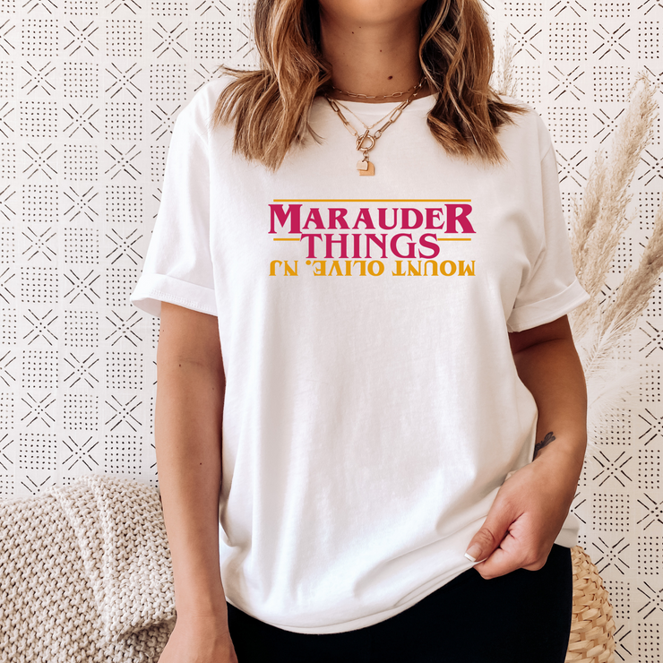 Marauder Things Stranger Things Inspired T-Shirt | Mount Olive Marauder Fan