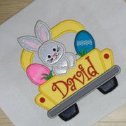 EASTER TRUCK WITH BUNNY AND EGGS SHIRT | KIDS SHIRTS